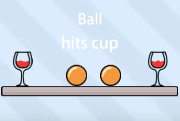 Ball Hits Cup MiniGame