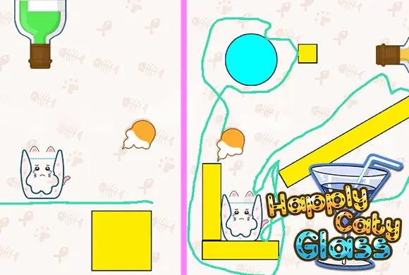 Happy Caty Glass MiniGame