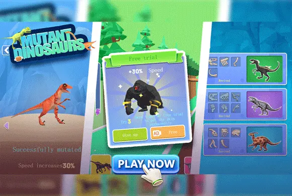 Mutant Dino MiniGame