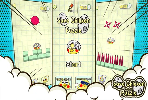 Save Chicken Puzzle MiniGame